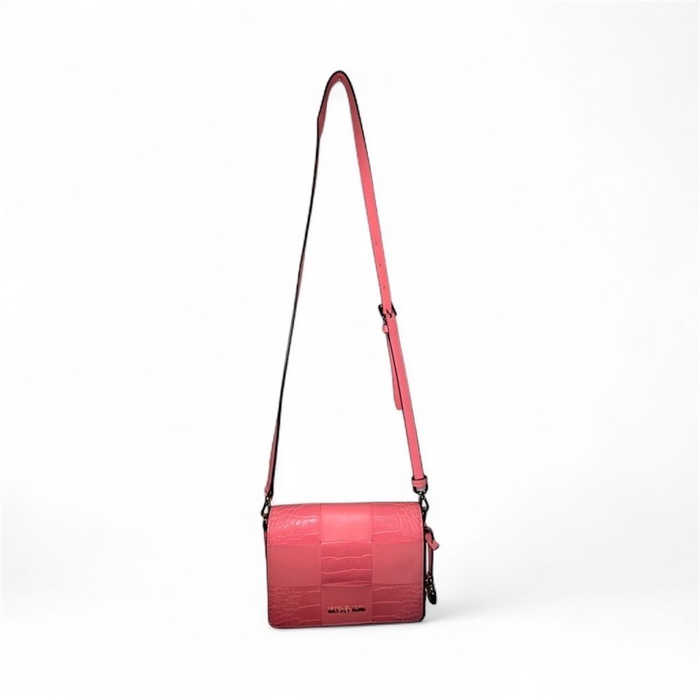 MICHAEL KORS MERCER SMALL SHOULDER CROSSBODY BAG CLUTCH GRAPEFRUIT